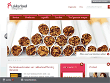 Tablet Screenshot of lekkerland-vs.nl